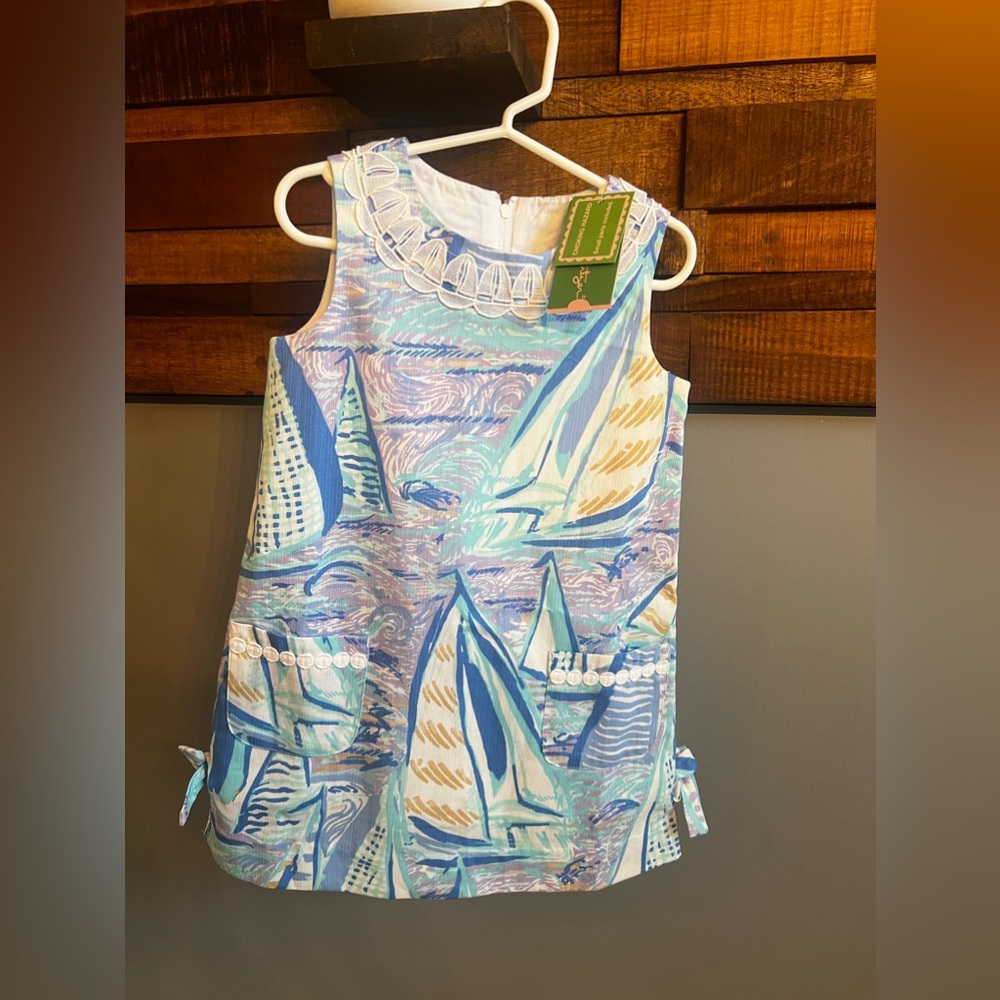 NWT Lily Pulitzer Boats Dress Size 4T